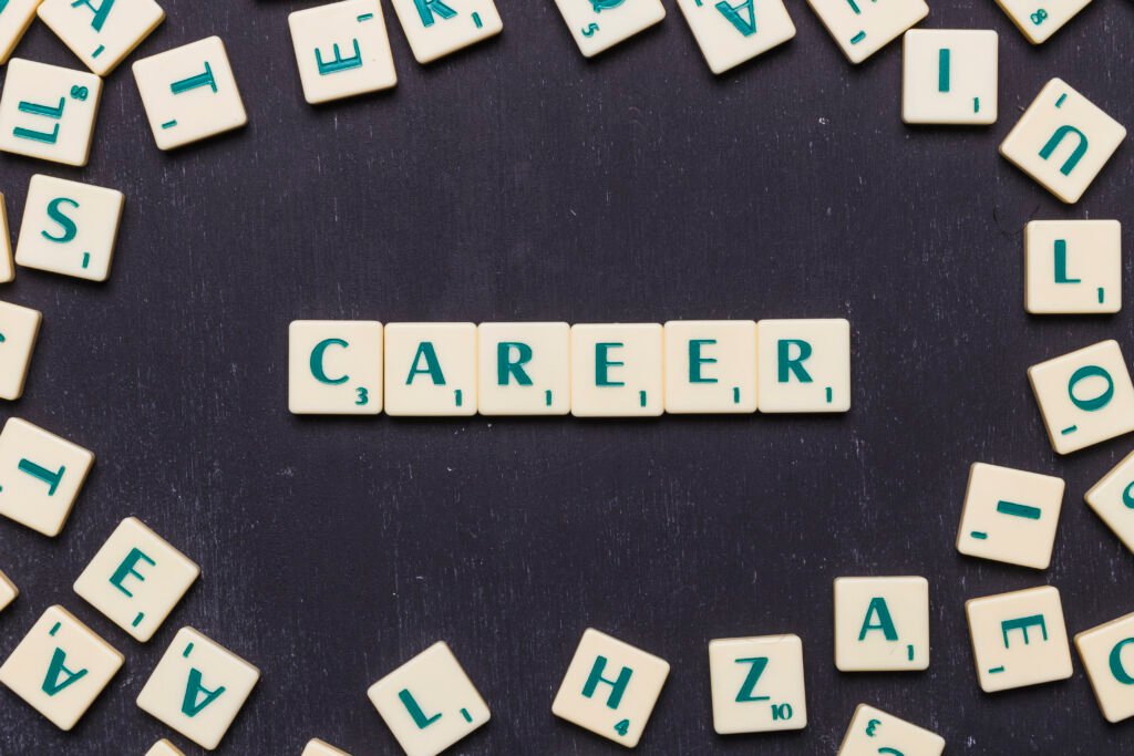 blocks with text "careers"