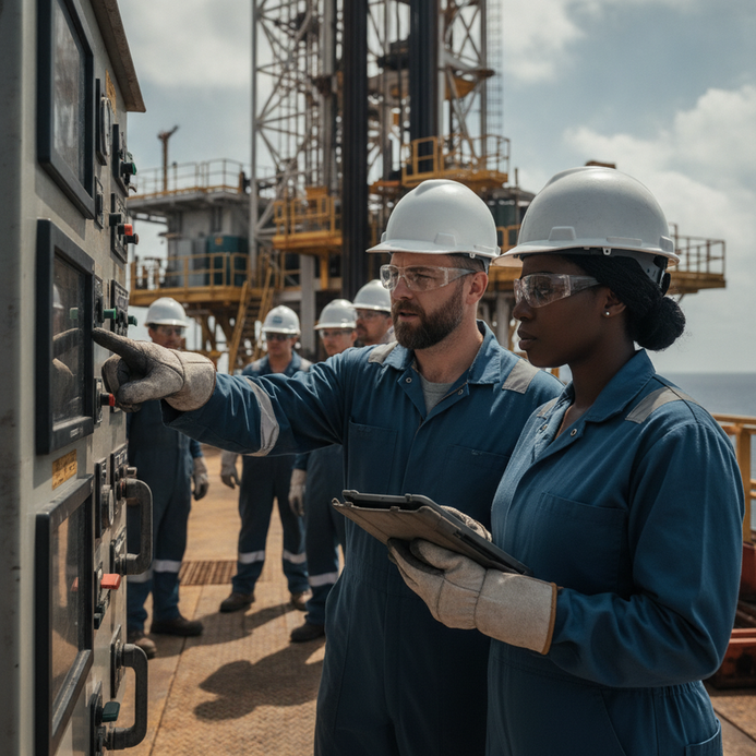 drilling engineer on oil rig png.png